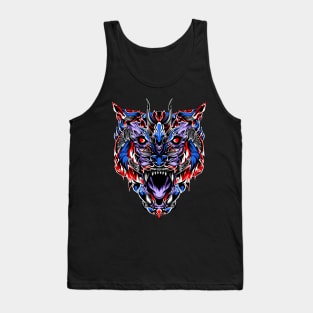 Savage wolf warrior Tank Top